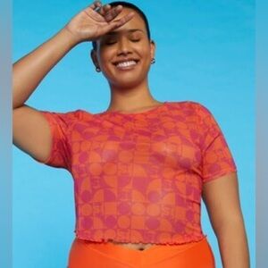 Forever 21 X Sports Illustrated Swim Cover-Up Tee- Size Small